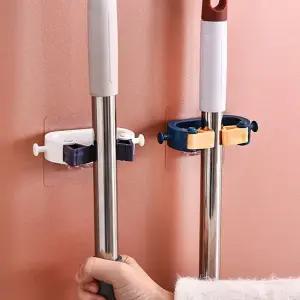 행거 옷걸이 옷장 밀대 홀더 대걸레 걸이 다용도 청소도구 거치대