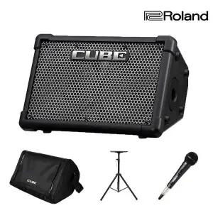 [ROLAND] 롤랜드 큐브스트리트 EX 버스킹 앰프 기타 마이크 건반 케이스증정