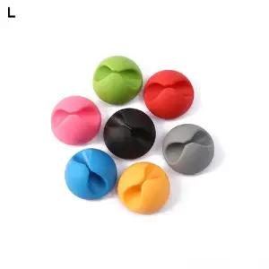 케이블정리고정클립1P 50개/클립/고정/자동차/컴퓨터/책상/심플/타이/틈새/전기선/간편한/작업실/서재/보호