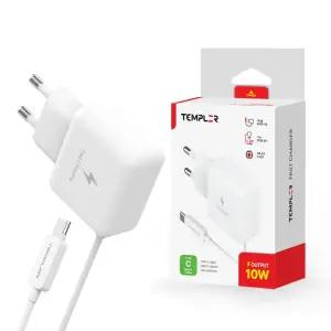 템플러 2.1A C타입 일체형 충전기 군인용 업소용