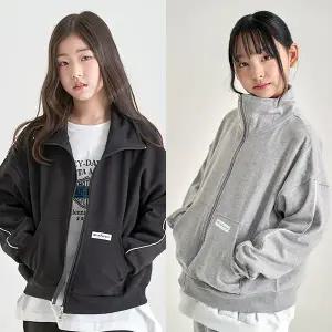 뉴피 라인 집업 점퍼 / 여아 주니어 의류 초등학생 옷