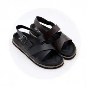 남성용 가죽 샌들 슬리퍼 아쿠아 여름용 발편한 남자 여름