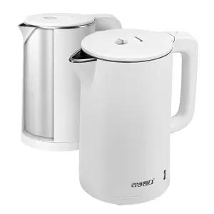 리빙센스 안전 이중단열 스텐 무선 전기포트 2L/티/포트/주전자/보온/분유/전기/커피/멀티/여행용/차/미니