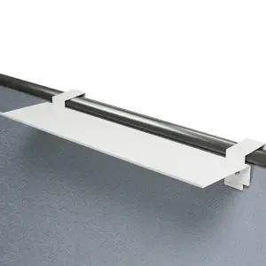 철제 파티션 선반 수납 걸이 부착 사무실 파티션 선반 상단 공간활용 데스크 칸막이 책상용 사무용 정리