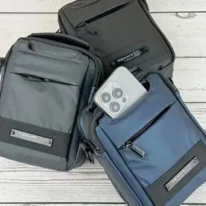 [패션] 남성용 일상 크로스백 조절 가능한 스트랩 도시 감성 세미 포멀 스타일