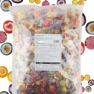 옥구르미 그로비팝 2.5kg (약780개입) 수제캔디 6종 과일모양 미니사탕 개별포장