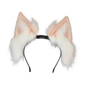 움직이는 고양이귀 여우귀 할로윈 핀 충전식 머리띠