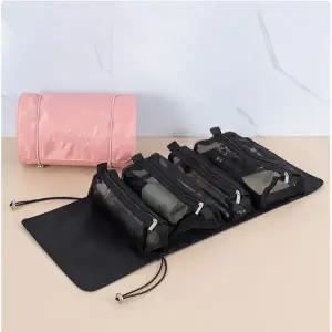 분리파우치 여행 분리형 화장품 메쉬 분리파우치 세면도구 파우치 휴대용 데일리