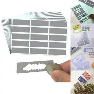 행사용 이벤트 즉석 복권 스크래치 스티커 4P/게임/경품/추첨/용품/뽑기/DIY/만들기/행사/학교/학원/단체