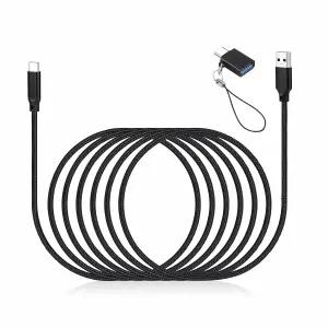 엘가토 HD60 S+ X 게임 캡처 카드 및 웨이브 3 XLR 콘덴서 마이크용 웨이샨 USB C 케이블 - 어댑터 포함