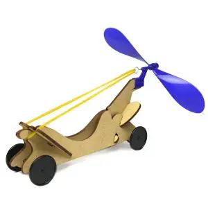 [티처스]고무동력 윈드 카(방향조절) STEAM 과학교구 실험키트