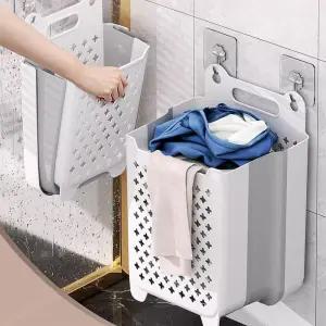 빨래함 튼튼한 실리콘 접이식 빨래 바구니 폴딩 세탁 박스