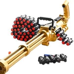 대형 개틀링 스펀지기관총 너프건따발총  버스트 개틀링건 장난감총  스펀지탄