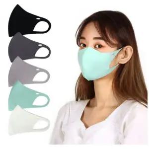 무봉제 초음파마스크 5칼라1세트 날렵라인 숨쉬기편한 패션 연예인 운동 골프 등산 스포츠마스크 JD-138