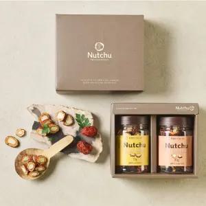 유기샘 넛추 선물세트 2종 1호 바삭대추 명절 간식 볶은 브라질너트 칩 말린