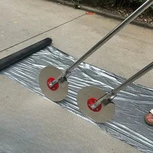 수동 지주형 농업 지면 멀칭 비닐 도구 압착기 작업 피복