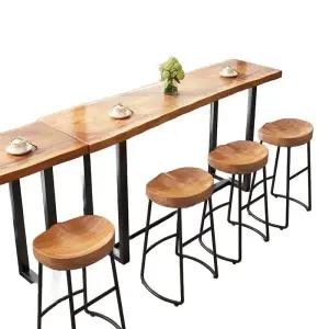 우드슬랩 테이블 식탁 의자 (1)