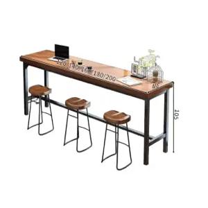 우드슬랩 카페책상 사이드 식탁 홈바 틈새 테이블