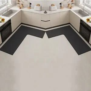 규조토 코너 주방매트 싱크대 바닥 미끄럼방지 L자 (KYR-WFGA1ZW)