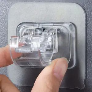 커튼봉브라켓 2P 안뚫어고리 못없이커튼 압축봉홀더 커튼봉 안뚫어고리