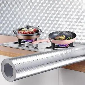 [베스트TOP100]렌지 싱크대 기름때 방수 방유 알미늄 시트지1M