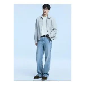 폴햄 남성 컴포트 와이드핏 데님 팬츠 PHG1DP1039 1858800