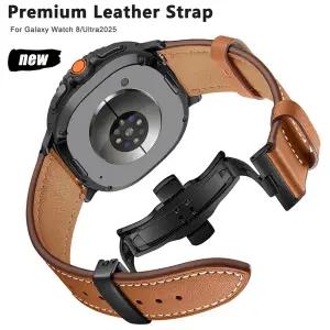 호환  프리미엄 가죽 스트랩 워치 8 클래식 46mm 8 44mm 40mm 고급 팔찌 밴드 워치 8-7 울트라용