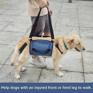 노견 보조 기구 대형견 버튼다운 4륜 부상 반려동물 장치 다크