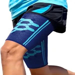 스파르토스 허벅지 및 어퍼 ？ 쿼드 레그 통기성 슬리브(페어) 탄성 미끄럼 블렌드로 방지 혁신적인 슬리브