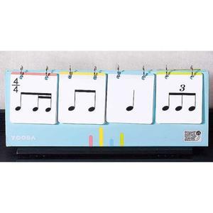 Yooba 박자 카드 음악이론 b타입 영상 음악 악기 리듬카드 단일상품 강의 36장 소형