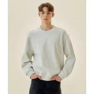 (국내매장정품) MINDBRIDGE 사선지절개 오버핏 맨투맨 MZTS2151 263553