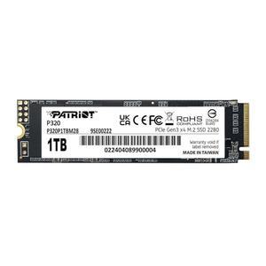 패트리어트 메모리 P320 1TB 내장 SSD - NVMe PCIe 3x4세대 M.2 2280 솔리드 스테이트 드라이브 P320P1TBM28