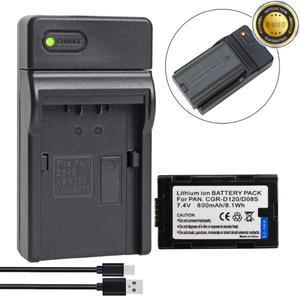 파나소닉 CGR-D08 D08R 슬림 충전기용 CGR 배터리
