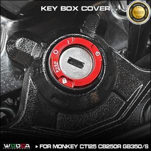 혼다 헌터 CT125 Trail125 Monkey125 GB350S 알루미늄 키 박스 커버 홀 링 캡용 CNC 점화 스위치