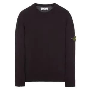 8015528D3 V0020/ 스토키네트 스티치 레귤러 핏 네이비 크루넥 니트