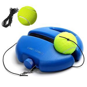 Q&F 테크 테니스 트레이너 리바운드 볼 세트 솔로 연습 반응 휴대용 자가 훈련 도구 1 베이스와 초보자를 위한 스트링 2 개 / /1베이스+2