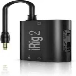IK 멀티미디어 iRig 2 기타 베이스 모바일 인터페이스