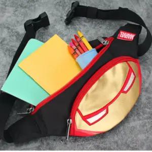 남아 핸드폰 가방 아이언맨 키즈 힙색 아동 보조어린이미니백 슬링 캐릭터 선물 소풍 어린이쌕