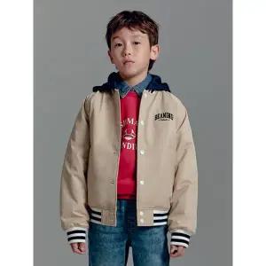 [폴햄키즈]공용) 후드 탈부착 베이스볼 점퍼PKG1JP3020_GN