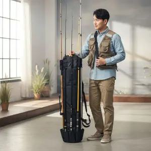 대용량 로드케이스 하드 수납백 바다 민물 낚시대 가방 여행용