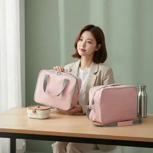런치 보온보냉 도시락가방 2p세트 식판 직장인 런치백