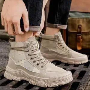 [RIZPICK]남성 하이탑 워커 발편한 운동화 데일리 캐주얼 슈즈 앵클부츠