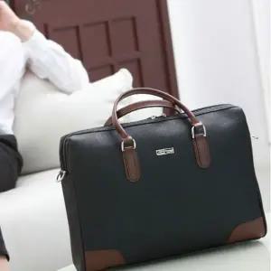 [RIZPICK]직장인 서류 가방 가죽 브리프케이스 남성용 데일리 사무용 숄더백