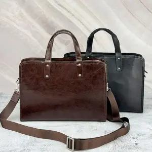 [RIZPICK]남성 브리프케이스 가죽 서류가방 직장인 출근용 데일리 가방