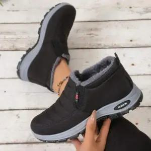 [RIZPICK]겨울 방한 등산화 남녀공용 패딩 부츠 보온 워킹 운동화