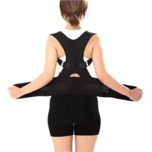 허리보조기 바른자세 자세교정 보호대 남녀공용 허리 어깨 밴드