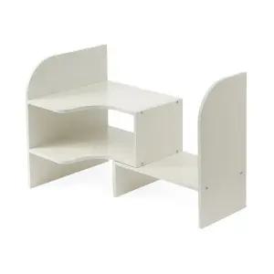 수납선반 책상위 정리선반 책꽂이 코너 흰색 책상위정리선반 책상정리선반