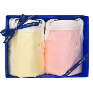 갤러리아 (압소바쌍둥이출산,백일,내의세트)호루7부우주복핑크+노랑세트(A1