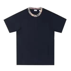 버버리 반팔 티셔츠 남성 체크 코튼 8118959 A1222