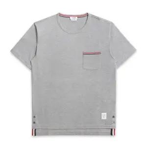 톰브라운 반팔 티셔츠 남성 포켓 MJS010A 01454 055